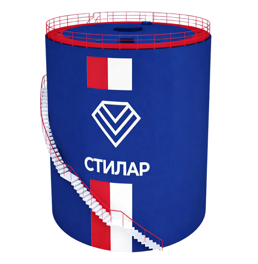 Цельносварной резервуар РВС для технической воды 75 м³ от завода-производителя